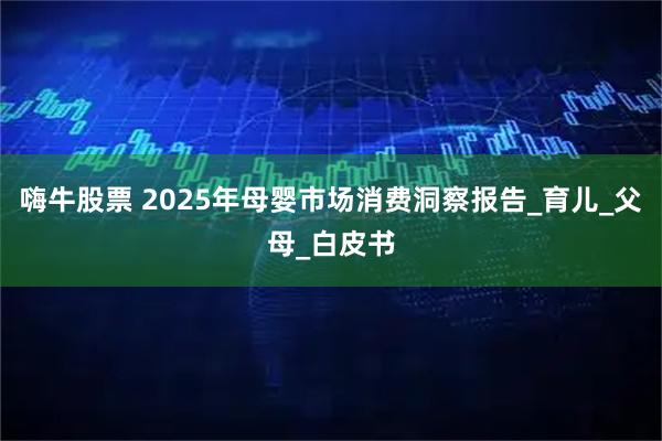 嗨牛股票 2025年母婴市场消费洞察报告_育儿_父母_白皮书