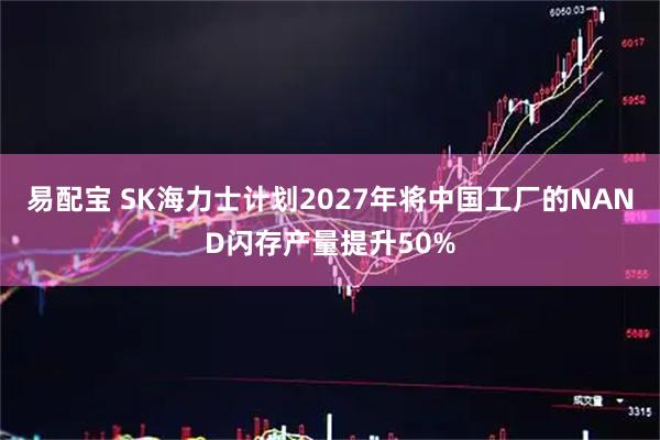 易配宝 SK海力士计划2027年将中国工厂的NAND闪存产量提升50%